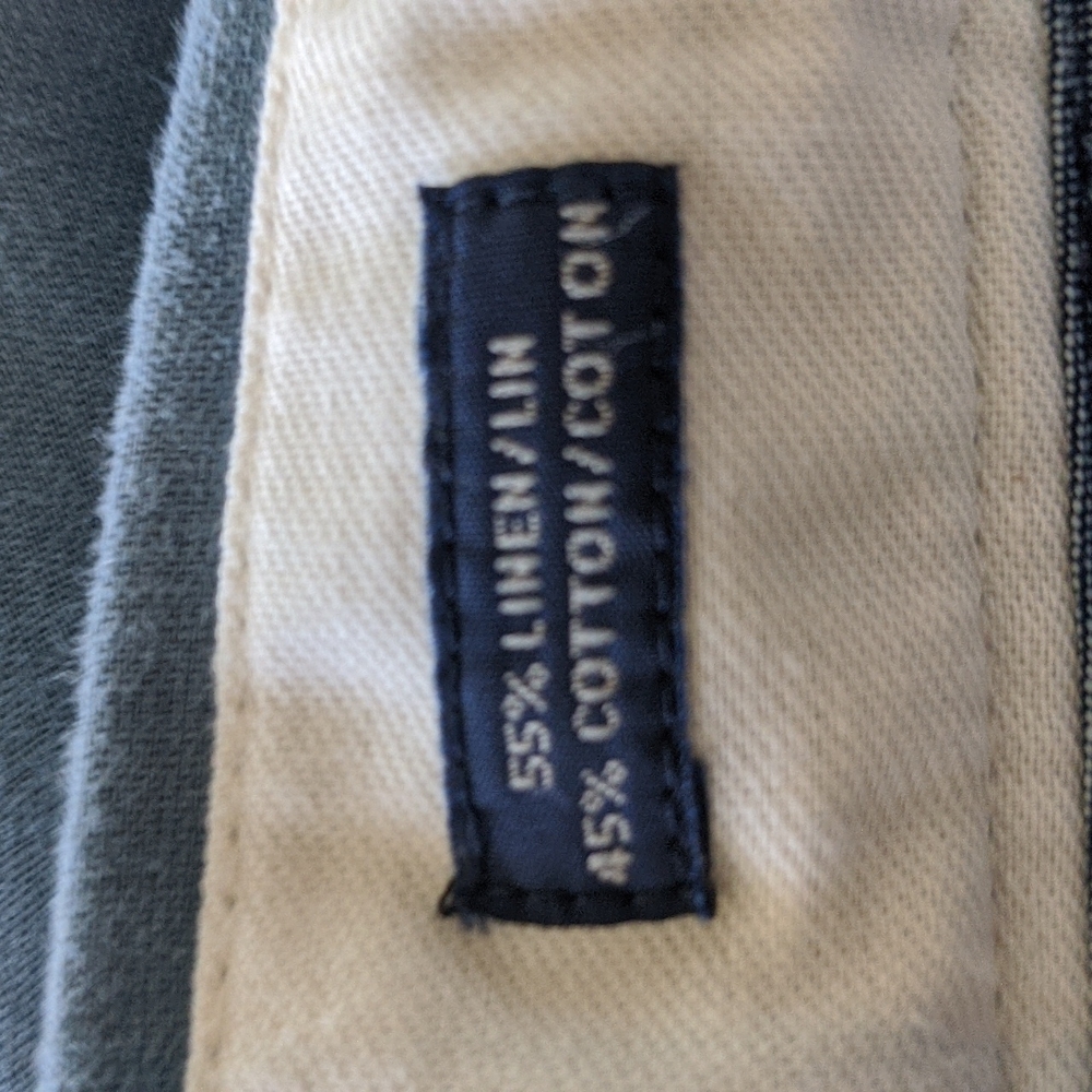 Grayers Linen Cotton blend pants 40-34, soft blue - Picture 6 of 7